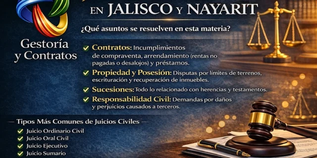 juicios civiles jalisco y nayarit