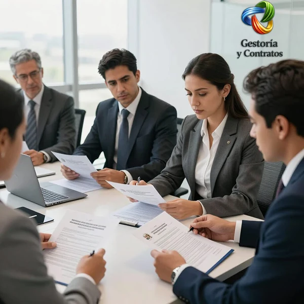 Representante de empresa actualizando Constancia de Inscripción de Empleador ante el INM